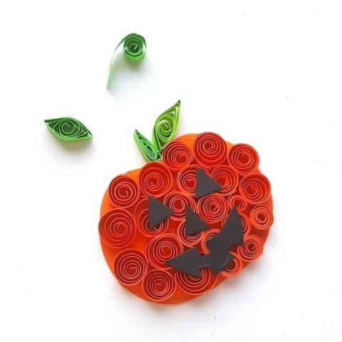 Paper Quilling pumpkin