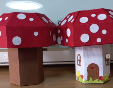 3D Mushroom Garden