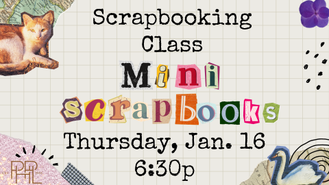 Jan. 16 6:30 Scrapbooking Class