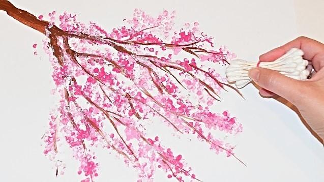 Cherry Blossom Tree Painting