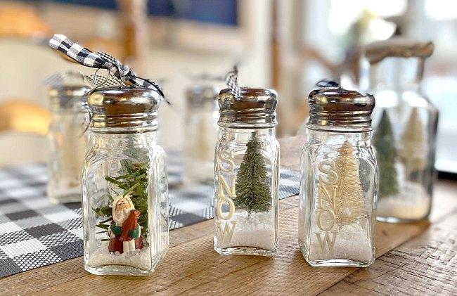 Winter Salt Shakers