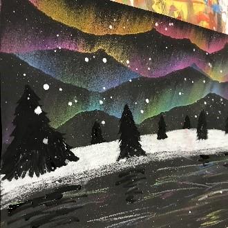 Northern Lights Art