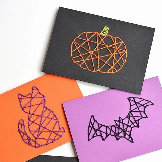 Spooky String Art