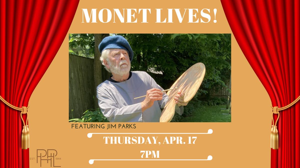 Monet Lives April 17 at 7pm